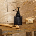 Дозатор для мыла SL Home, 330 мл, стекло, синий - Фото 5