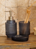 Аксессуары для ванной SL Home, 3 предмета: дозатор, мыльница, стакан - Фото 3