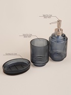 Аксессуары для ванной SL Home, 3 предмета: дозатор, мыльница, стакан - Фото 4