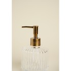 Набор для ванной, 3 предмета: дозатор, мыльница, стакан - Фото 4