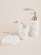 Аксессуары для ванной SL Home, 3 предмета, дозатор, мыльница, стакан - Фото 2