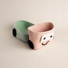 Корзина для игрушек SL Home «Грузовик», плетёная, ручной работы, 42×23×17 см - Фото 2