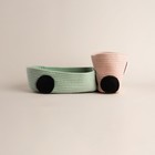 Корзина для игрушек SL Home «Грузовик», плетёная, ручной работы, 42×23×17 см - Фото 3