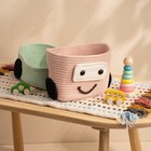 Корзина для игрушек SL Home «Грузовик», плетёная, ручной работы, 42×23×17 см - Фото 6