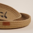 Корзины для хранения SL Home «Олива», плетёные, ручной работы, 2 шт., 25×25×3 см, 30×30×4 см, коричневые - Фото 4