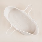 Корзина для хранения SL Home, плетёная, ручной работы, 70×40×24 см, белая - Фото 5