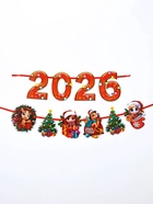 Гирлянда на ленте «Новый год 2026», 1.5 м - фото 61057143