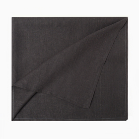 Скатерть Этель Linen collection graphite 145х185см, 100%лён 265 г/м2
