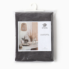 Скатерть Этель Linen collection graphite 145х185см, 100%лён 265 г/м2 - Фото 5