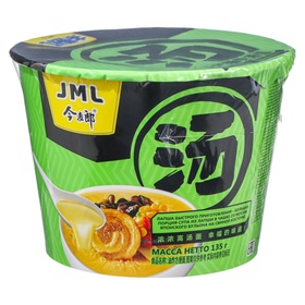 Лапша JML со вкусом японского бульона на свиной косточке ( чашка) 135 гр 1/12
