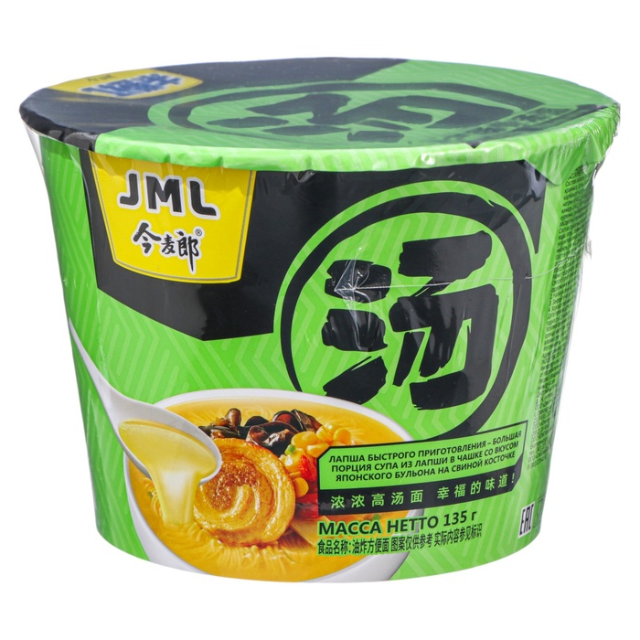 

Лапша JML со вкусом японского бульона на свиной косточке ( чашка) 135 гр 1/12