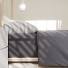 Постельное бельё Этель дуэт Stripes 150х215см-2 шт, 225х240см, 50х70±3 см-2 шт, новосатин - фото 808393880