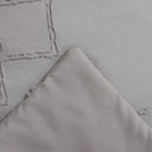 Покрывало евро LoveLife Tufting: Орнамент, 200×230±5 см, микрофайбер, серое - Фото 3