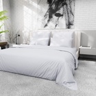 Пододеяльник 220ТС Этель 175*220 см, цв.светло-серый, сатин, 100% хлопок - фото 809607789