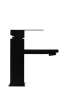 УЦЕНКА Смеситель для раковины ZEIN Z2393, картридж 40 мм, короткий излив, нерж.сталь, черный - Фото 5