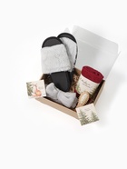 Набор новогодний подарочный «Этель. Звери в лесу», 5 предметов, полотенце 30×60 см, повязка на голову, расчёска - Фото 11