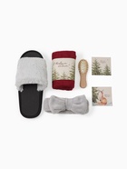 Набор новогодний подарочный «Этель. Звери в лесу», 5 предметов, полотенце 30×60 см, повязка на голову, расчёска - Фото 12