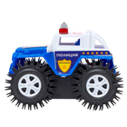 УЦЕНКА Джип-перевёртыш «Полиция», работает от батареек, синий - Фото 2
