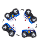 УЦЕНКА Джип-перевёртыш «Полиция», работает от батареек, синий - Фото 3