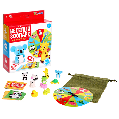 УЦЕНКА Тактильное лото «Весёлые животные»