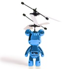 УЦЕНКА Супербол «Мишка Флай», летает, работает от аккумулятора, синяя - Фото 4