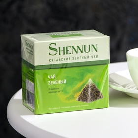 Чай зеленый, китайский, среднелистовой "Shennun" 2 г * 20 шт.