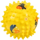 Развивающий тактильный мячик "Ежик", диаметр 9 см, с пищалкой, в пакете, Крошка Я - фото 4531152