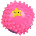 Развивающий тактильный мячик "Принцесса", диаметр 9 см, с пищалкой, в пакете,  Крошка Я - фото 306705517