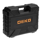 Дрель-шуруповерт DEKO DKCD12FU-Li-Ion, 12 В, 2х2 Ач, кейс + набор инструментов 104 шт. - фото 24705702