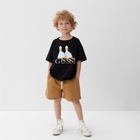 Футболка детская KAFTAN Gussi р. 34 (122-128 см), черный - фото 25480979