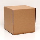 Коробка под торт, крафт, 30 х 30 х 30 см - фото 321813432