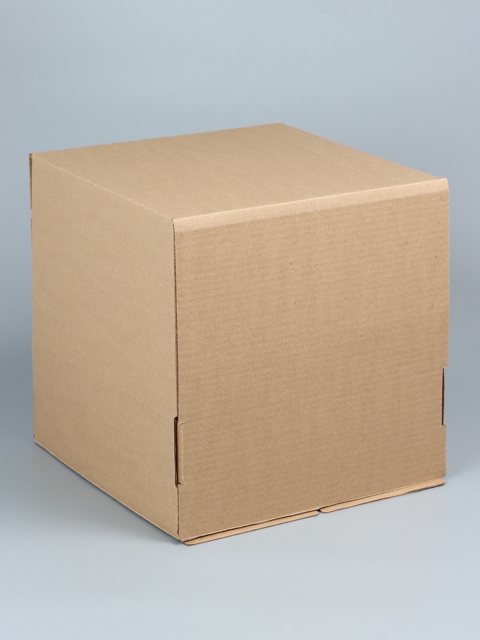 Коробка под торт, крафт, 30×30×30 см - Фото 1