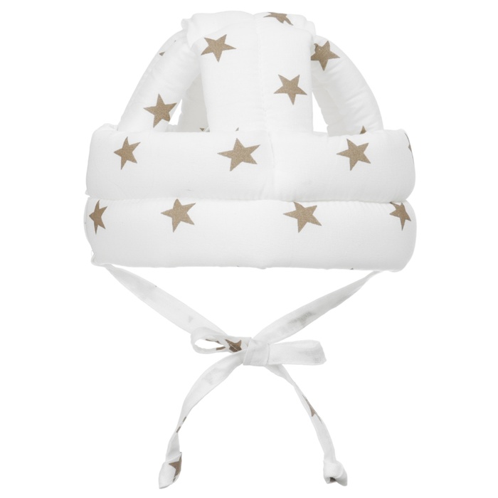 

Противоударная Шапка - шлем для детей, Маленькие звезды, цвет белый