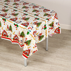 Скатерть одноразовая на стол «Снеговик», 180×137 см - Фото 2