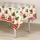 Скатерть одноразовая на стол «Снеговик», 180×137 см - Фото 3