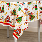 Скатерть одноразовая на стол «Снеговик», 180×137 см - Фото 4