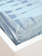 Простыня на резинке 2-спальная «Этель» Areca palm, 160×200+25 см, поплин 10389651