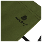 Стул туристический maclay, складной 22 х 20 х 25 см, цвет зелёный - фото 12124110