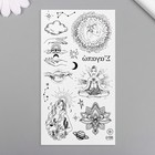 Переводные тату на тело чёрные «Вселенная», 7.5?14 см (комплект 3 шт) - фото 25489757 Переводные тату на тело чёрные «Вселенная», 7.5?14 см (комплект 3 шт) - фото 25489757