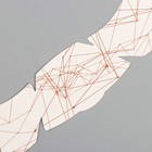 Татуировка на тело цветная "Веснушки. Полигональные линии с точками" 16х5 см - фото 12124305