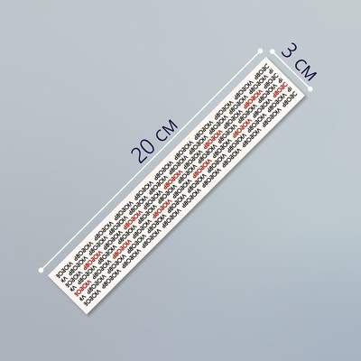 Переводная тату на тело чёрная «Браслет. Любовь. Замощение», 20×3 см