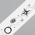 Переводная тату на тело чёрная «Браслет. Космос», 20×3 см - Фото 6