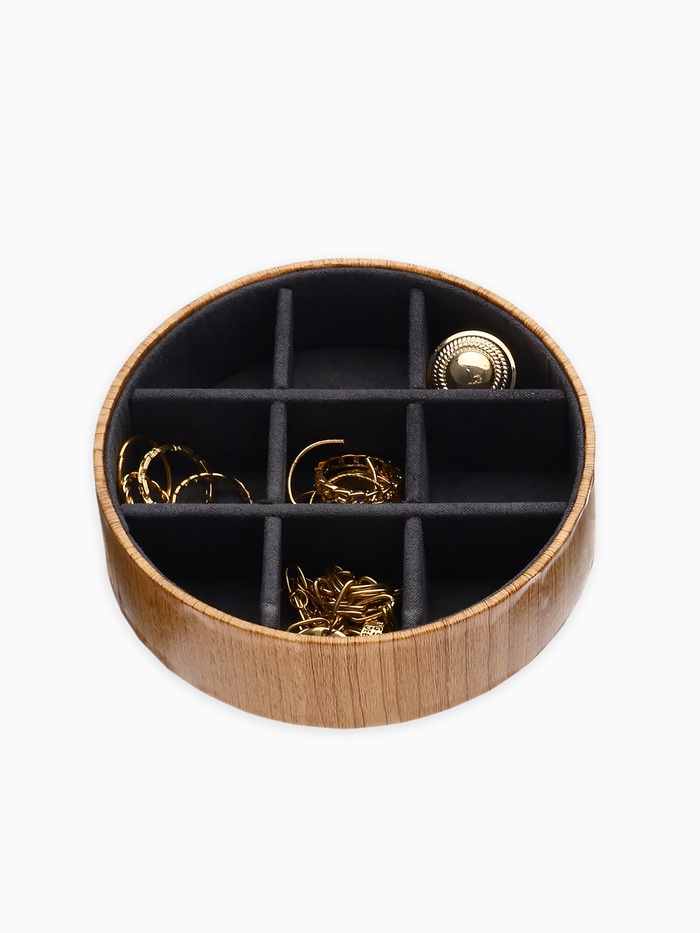 Подставка универсальная «QF. Круг эко», 9 ячеек, 11×11×3.5 см, серая - Фото 1