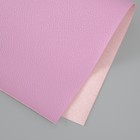 Лист для творчества иск.кожа "Рисунок Личи" сиренево-розовый лист 33х20 см толщина 0,7 мм - фото 307163629