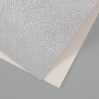 Лист для творчества иск.кожа "Личи. Перламутр" серебро лист 33х20 см толщина 0,9 мм - фото 307163657