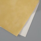 Лист для творчества иск.кожа "Масло. Матовый" жёлтый лист 33х20 см толщина 0,74 мм - фото 307163681