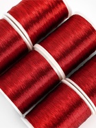 Нитки металлизированные, 91±1 м, набор 6 шт., красные - Фото 2