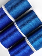 Нитки металлизированные, 91±1 м, набор 6 шт., синие - Фото 2