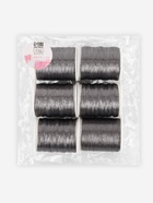 Нитки металлизированные, 91±1 м, набор 6 шт., серые - Фото 4