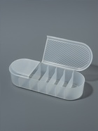 Органайзер для хранения, с крышкой, 7 секции, 28×10.5 см, прозрачный - Фото 3